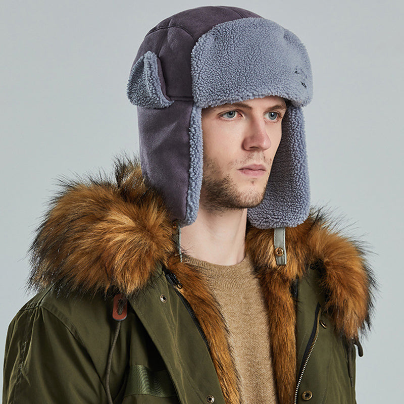 Warm and wind-resistant winter hunter hat for men