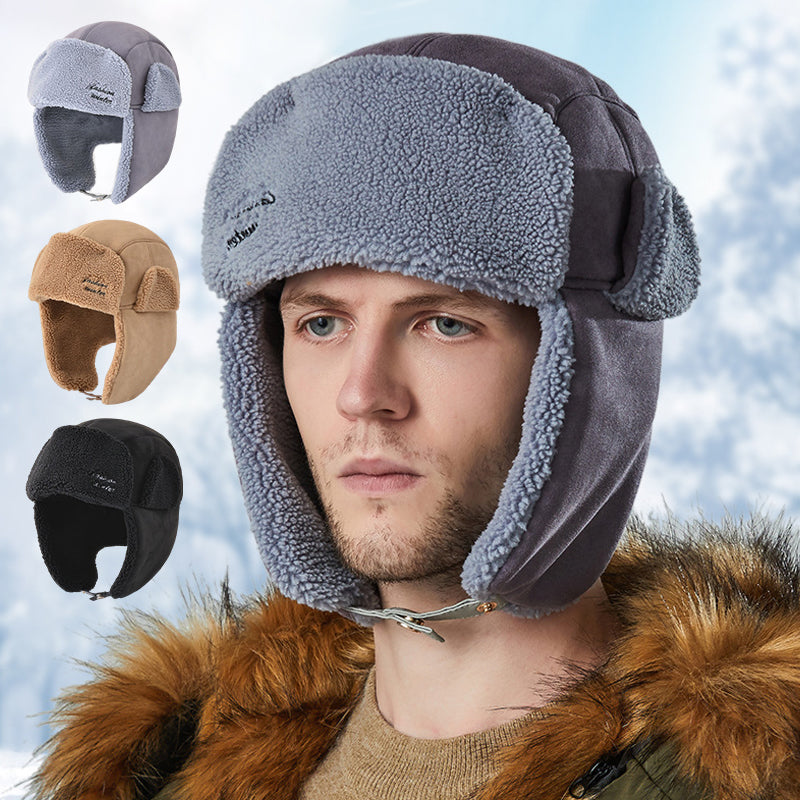 Warm and wind-resistant winter hunter hat for men