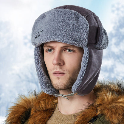 Warm and wind-resistant winter hunter hat for men