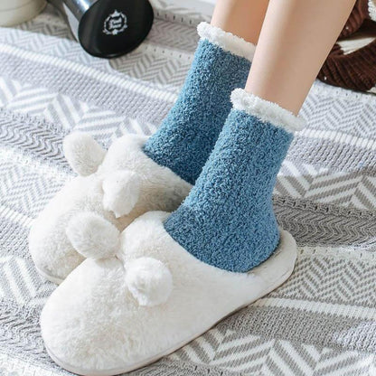 Warm thermal socks in fleece - one size for ladies