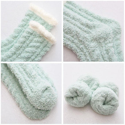 Warm thermal socks in fleece - one size for ladies