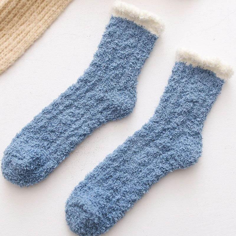 Warm thermal socks in fleece - one size for ladies