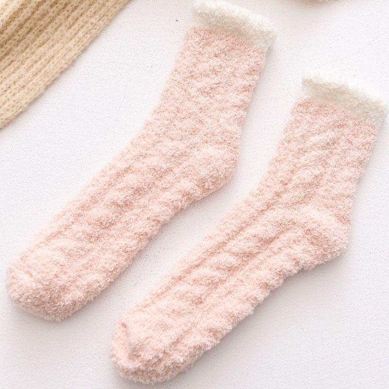 Warm thermal socks in fleece - one size for ladies