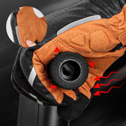 Warm winter gloves with touch function