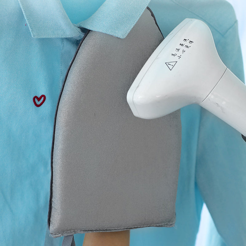 Heat-resistant ironing glove for safe clothing treatment