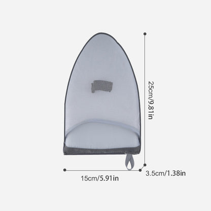 Heat-resistant ironing glove for safe clothing treatment