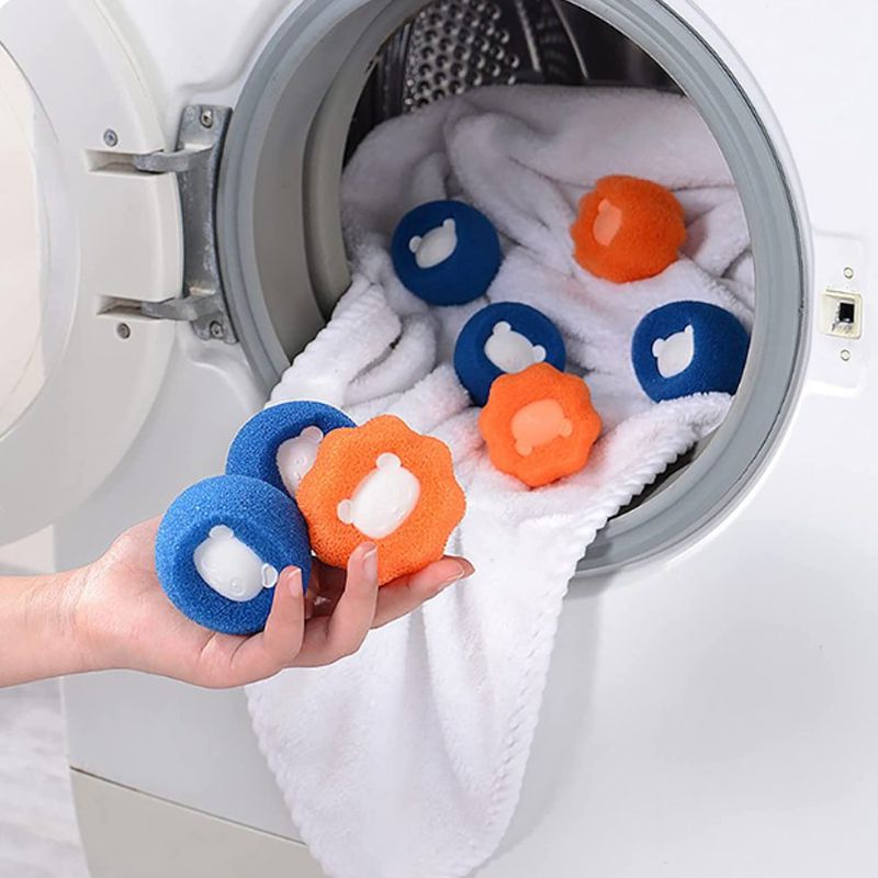 Washing balls for gentle and effective cleaning