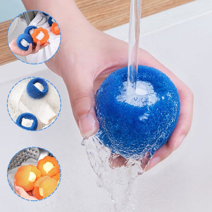 Washing balls for gentle and effective cleaning