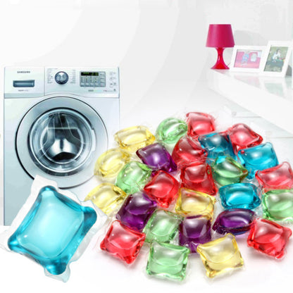 Detergent beads for long-lasting fragrance and extra shine