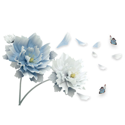 Wall sticker flowers wallpaper - pvc decoration