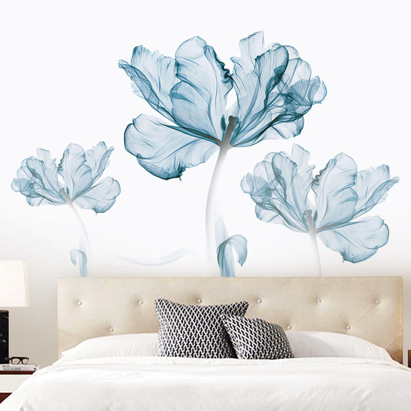 Wall sticker flowers wallpaper - pvc decoration