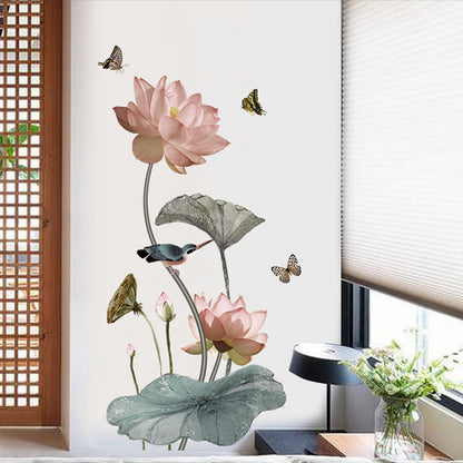 Wall sticker flowers wallpaper - pvc decoration