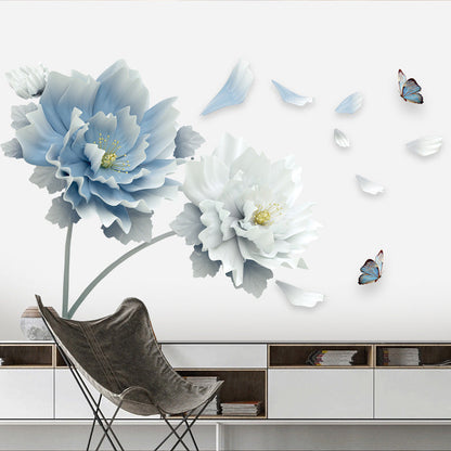 Wall sticker flowers wallpaper - pvc decoration