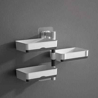 Wall-mounted soap holder bowl without drilling