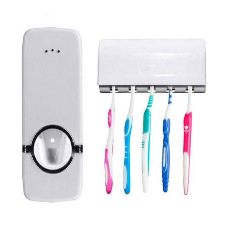 Wall-mounted toothbrush station - hygienic storage