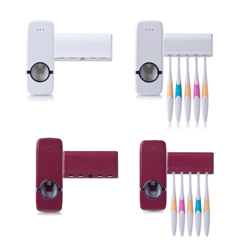 Wall-mounted toothbrush station - hygienic storage