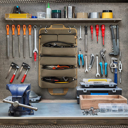 Tool roll in solid oxford - perfect for storage