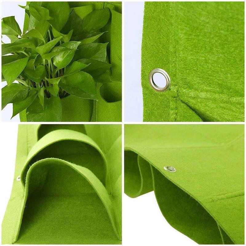 Vertical hanging grow bag - space saving garden