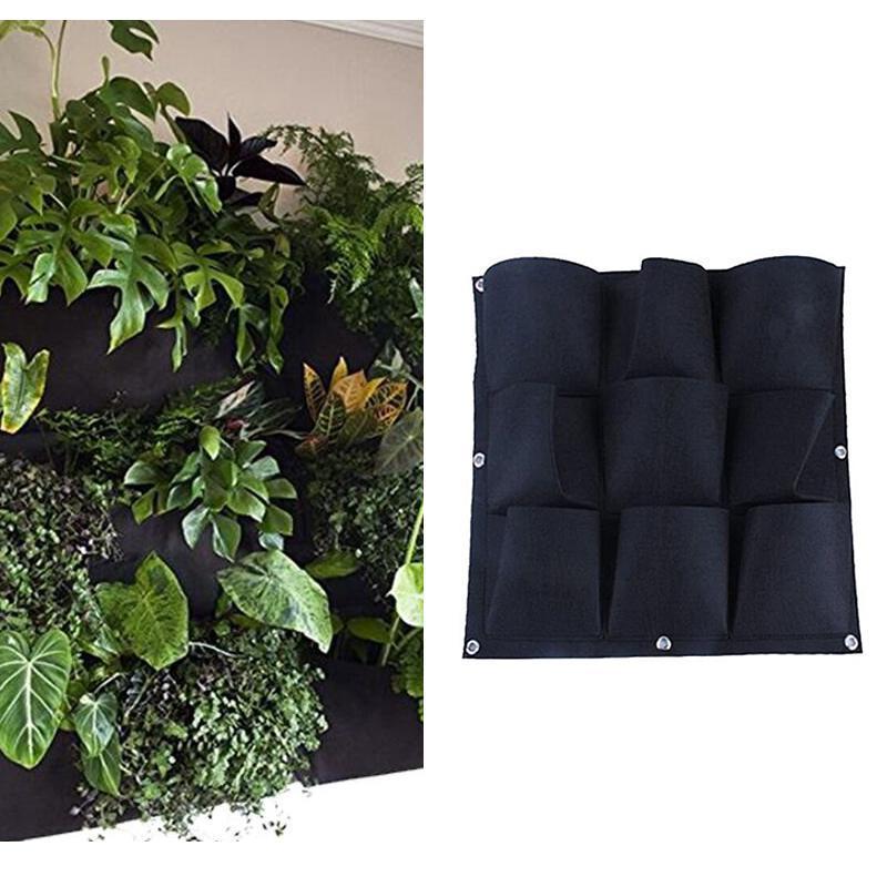 Vertical hanging grow bag - space saving garden