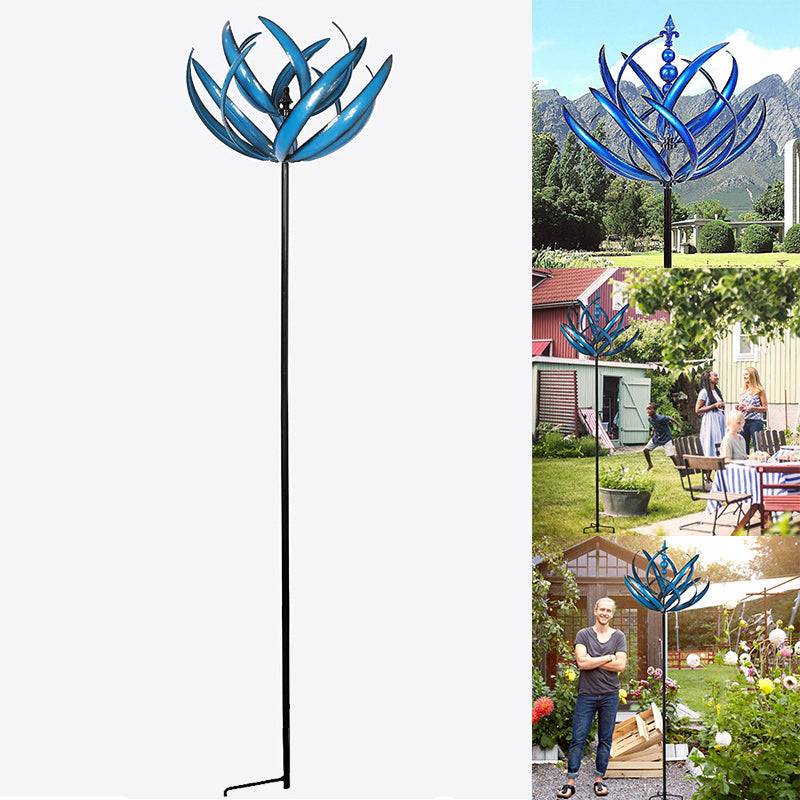 Wind spinners in metal - garden and decoration