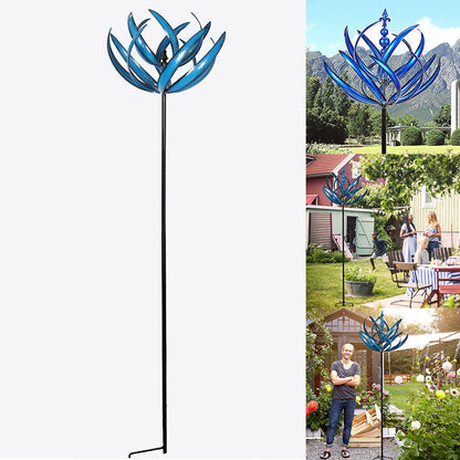 Wind spinners in metal - garden and decoration