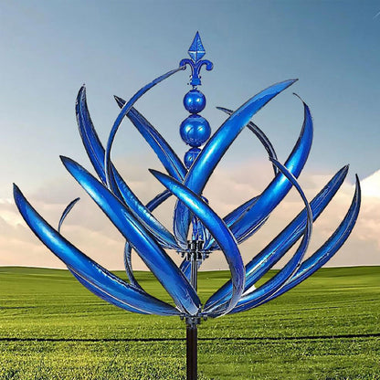 Wind spinners in metal - garden and decoration