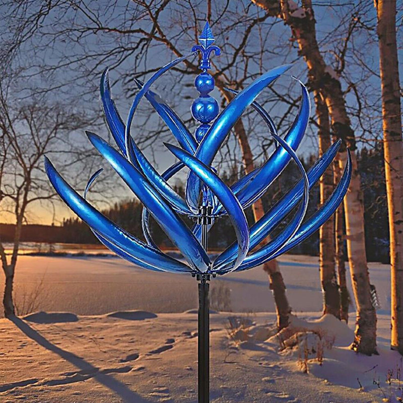 Wind spinners in metal - garden and decoration