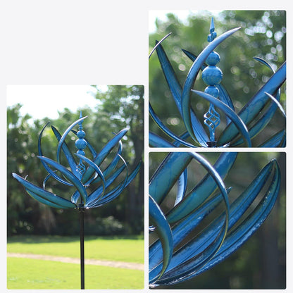 Wind spinners in metal - garden and decoration