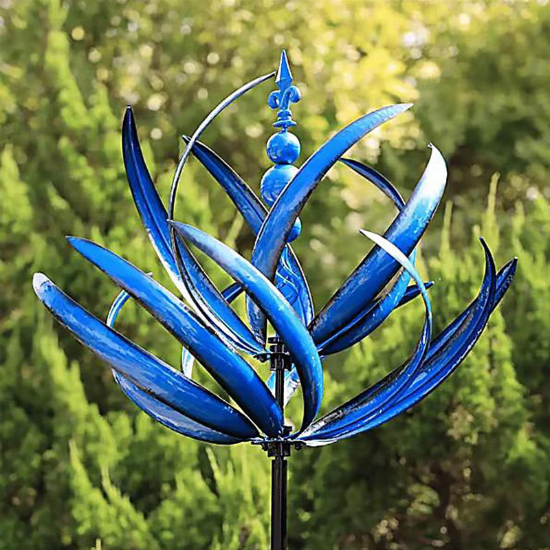 Wind spinners in metal - garden and decoration