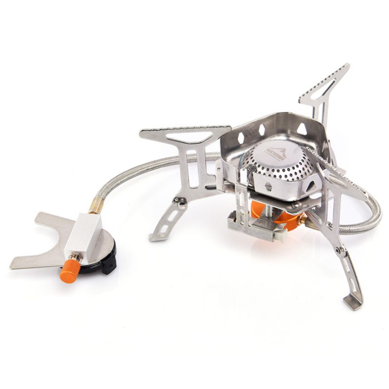 Windproof camping gas stove - light and efficient