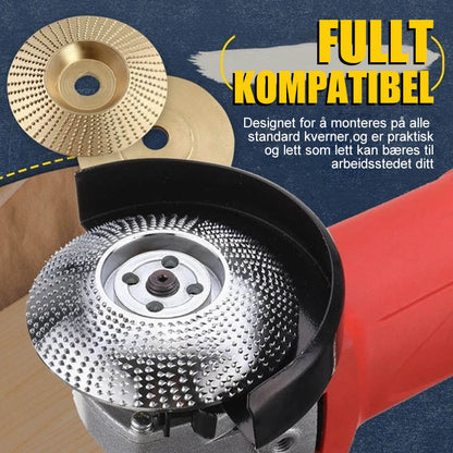 Angle grinder for efficient woodworking - accessories