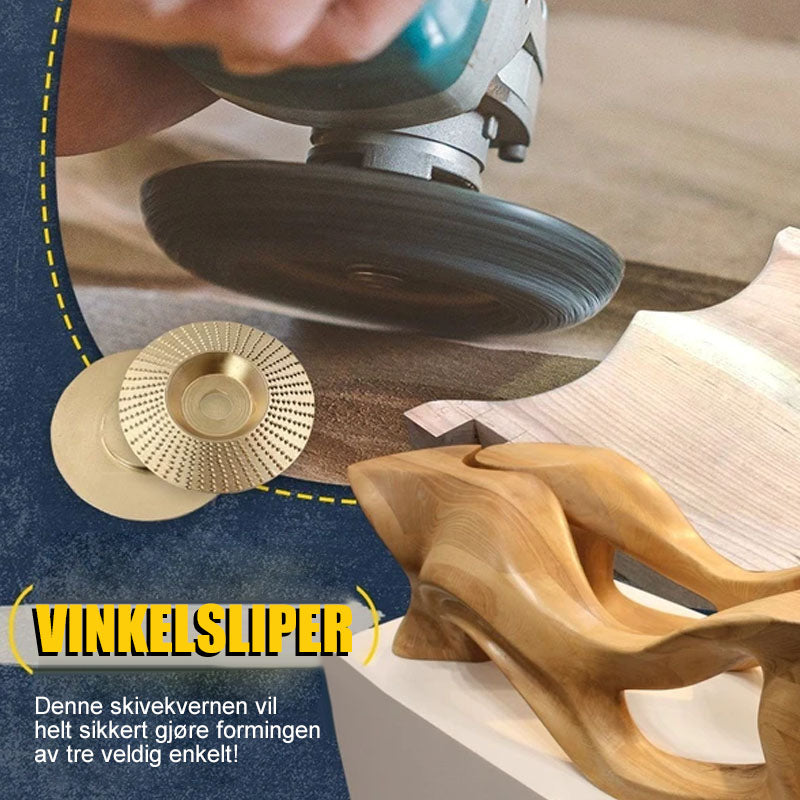 Angle grinder for efficient woodworking - accessories