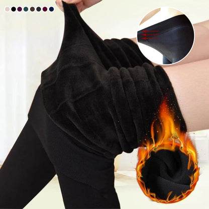 Winter leggings with fleece lining - warm &amp; stylish