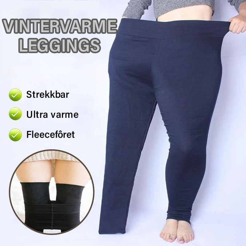 Winter leggings with fleece lining - warm &amp; stylish