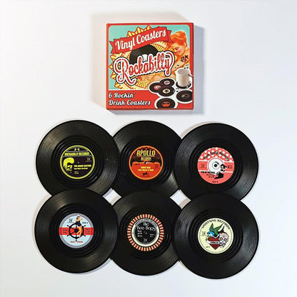 Vinyl record coasters - protection with style