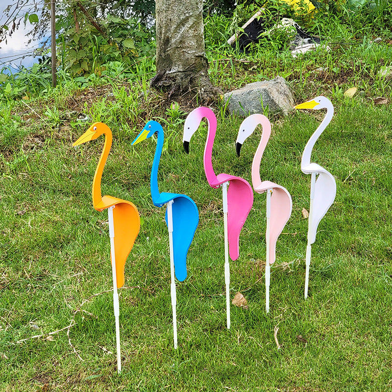 Whirling birds for garden - wind chime decoration