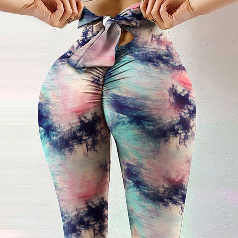 Yoga pants with bow - comfortable and stylish