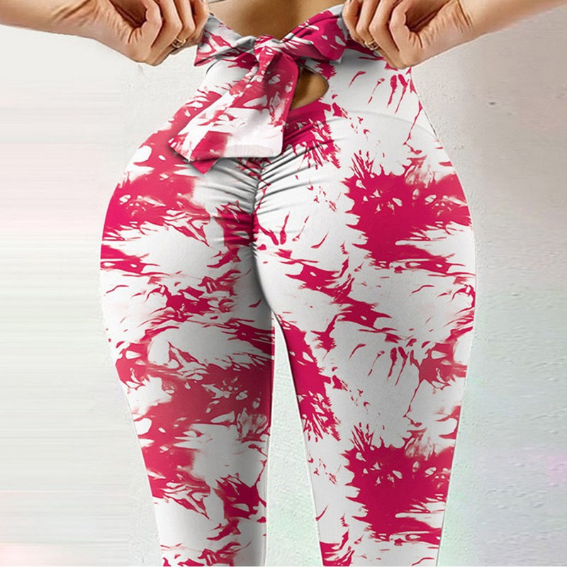 Yoga pants with bow - comfortable and stylish