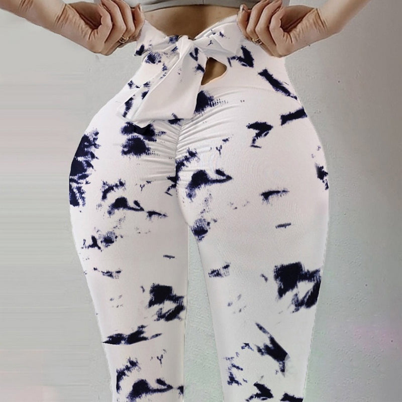 Yoga pants with bow - comfortable and stylish