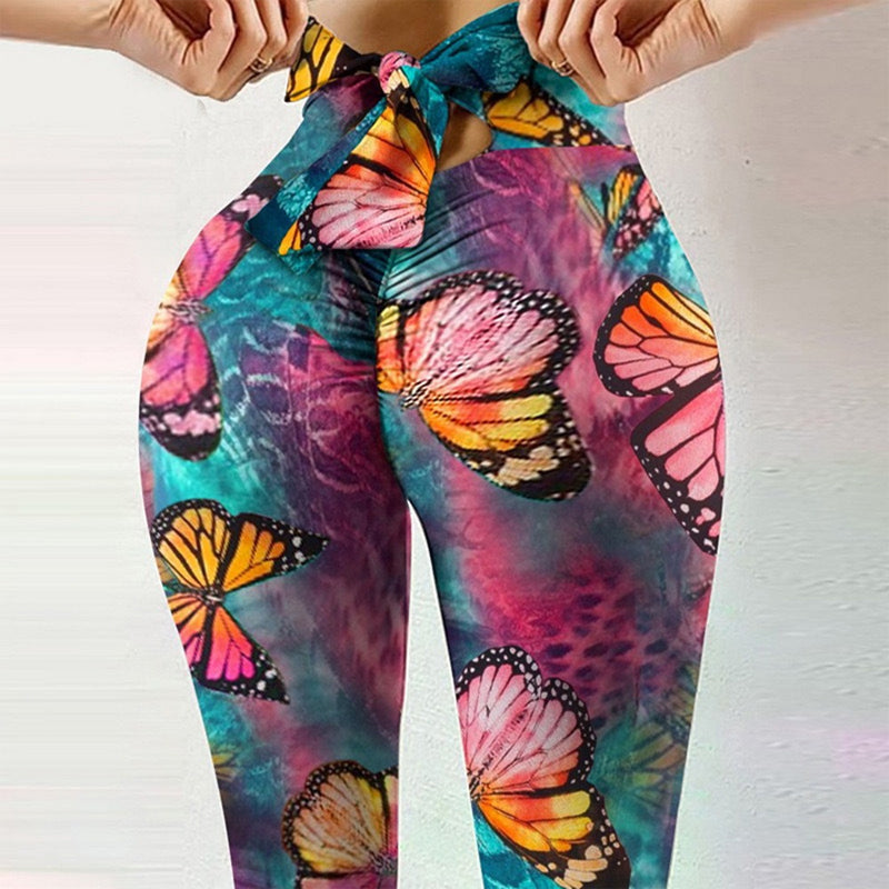 Yoga pants with bow - comfortable and stylish