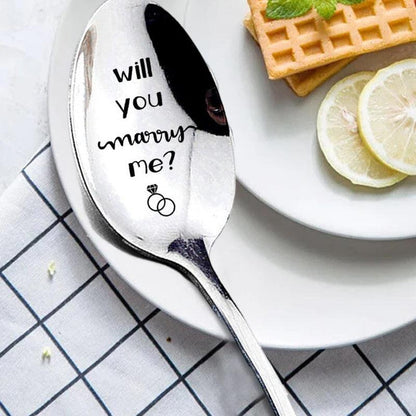 'love you more' engraved spoon - unique love gift