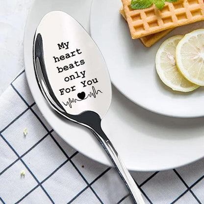 'love you more' engraved spoon - unique love gift