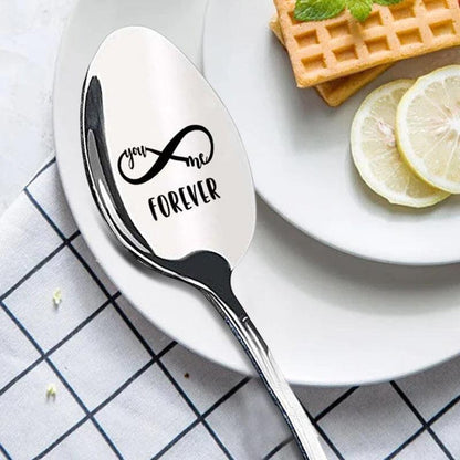 'love you more' engraved spoon - unique love gift