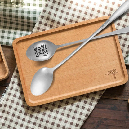 'love you more' engraved spoon - unique love gift